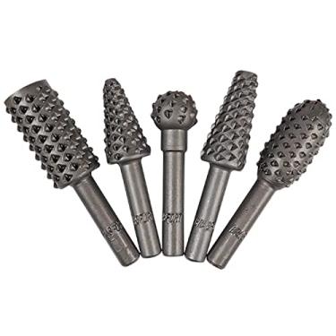 Imagem de Limas Rotativas para Madeira 1/4? com 5 peças Brasfort