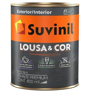 Imagem de Tinta Suvinil Lousa e Cor Acetinado Preto Absoluto (R756) 800ml