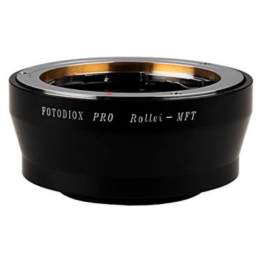 Imagem de Adaptador de montagem de lente Fotodiox Pro, para lente Rollei 35mm para câmeras sem espelho Olympus Panasonic Micro Four Third (MFT)