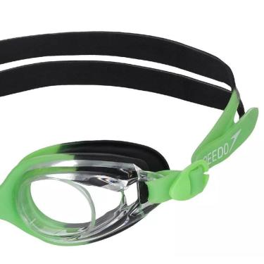 Imagem de Óculos Natação Speedo Olympic Verde Lente Cristal Infantil