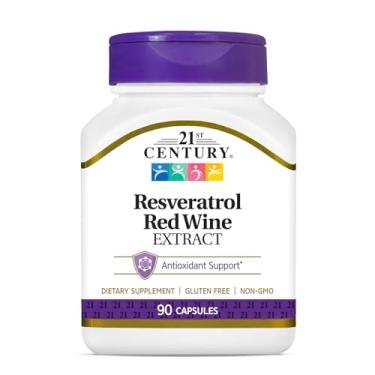Imagem de Resveratrol Century C/90 Cáps 200mg Importado Com Vit. C