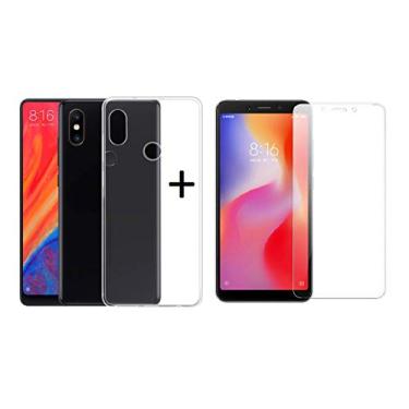 Imagem de Capa Case Em Tpu + Pelicula Gel Para Xiaomi Mi A2