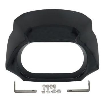 Imagem de Máscara frontal preta brilhante capa de carenagem de farol para Sportster S 1250 RH1250 RH 1250 2021-2022