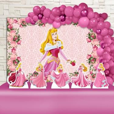 Imagem de Kit Decoração Festa de Aniversário Infantil Princesa Aurora A bela Adormecida