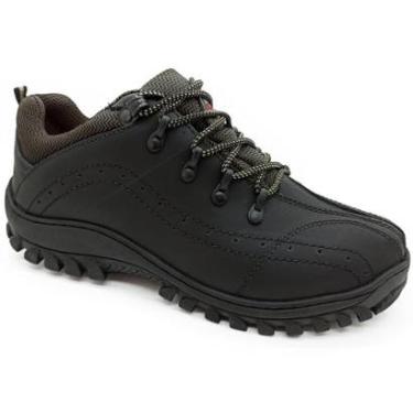 Imagem de Bota Masculina Free Jump Coturno Confort Flex Couro Legitimo-Masculino