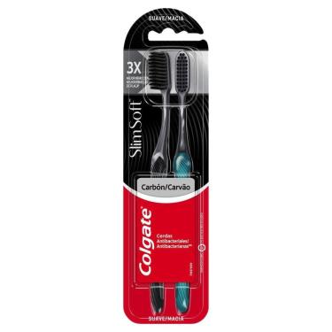 Imagem de Escova de Dente Colgate Slim Soft Black 2 unid
