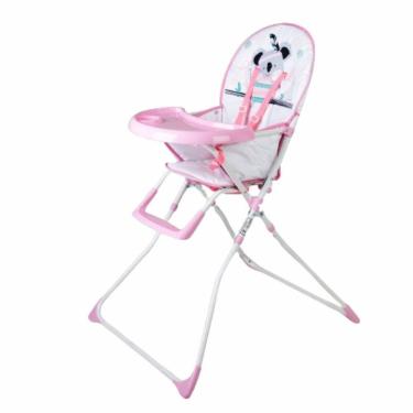 Imagem de Cadeira de Alimentação Portátil Bebê Rosa Coala Passear Baby