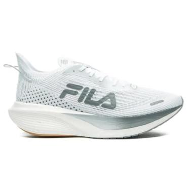 Imagem de Tênis Fila Racer Carbon 2 Masculino - Branco/prata - 38