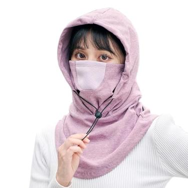 Imagem de Polainas aquecedoras de pescoço de inverno, balaclavas para motocicleta, Balaclavas masculinas respiráveis ​​, Aquecedor de pescoço com design integrado para cobertura facial para ciclismo, corrida, e