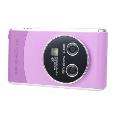 Imagem de Câmera Digital 1080P HD, 36MP 18X Zoom Pequenas Câmeras Duplas Câmera Selfie Com Foco Automático, Câmera Portátil de Vlogging Com Flash para Fotografia de Viagens (tolet)