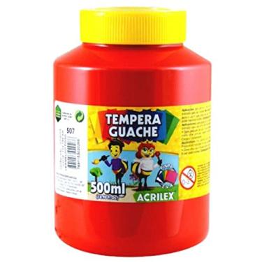 Imagem de Tempera Guache Acrilex Vermelho Fogo 500 Ml