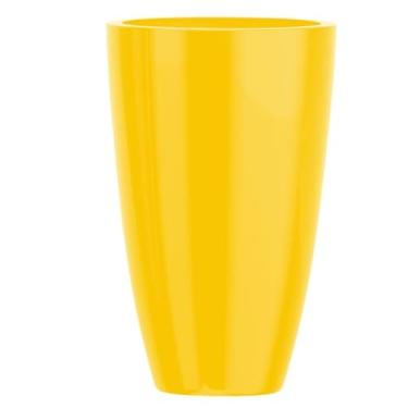 Imagem de Vaso Plantas Decorativo Fibra De Vidro Grande 70cm Roma M (Amarelo)