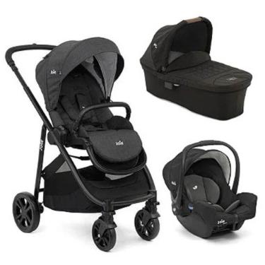 Imagem de Carrinho de Bebê Versatrax E Travel System TRIO Preto Pavement Joie