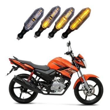 Imagem de Kit 4 Setas Sequenciais Pisca de Led Modelo P26S Para Moto FAZER 150 2