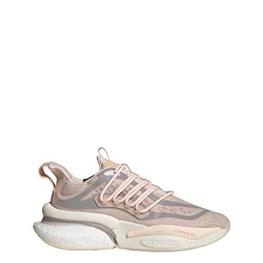 Imagem de adidas Alphaboost V1 Tênis de corrida feminino, Wonder Quartzo/Taupe Met./Giz branco, 38