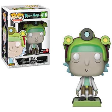 Imagem de Funko Rick (GameStop Exclusive): Rick & Morty x POP! Animation Vinyl Figure & 1 POP! Compatible PET Plastic Graphical Protector Bundle [#416 / 33987 - B]