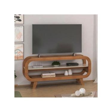 Imagem de Rack para TV até 60" Artely Theo, Cinamomo e Off White
