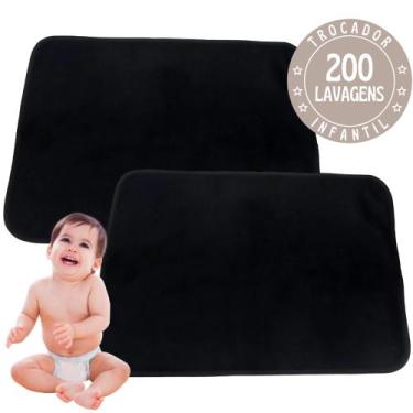 Imagem de 2 pcs Trocadores Portáteis 70x50 Bebê Absorvente Acolchoado Multiuso -