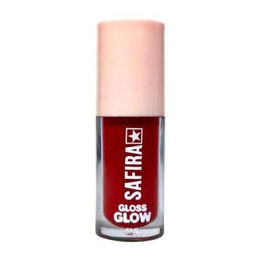 Imagem de Gloss Labial Glow Nº 01 5ml Safira Comséticos - SAFIRA COSMÈTICOS, Nº 