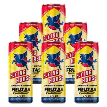 Imagem de Energético Flying Horse Frutas Amarelas 270ml 6 Unidades
