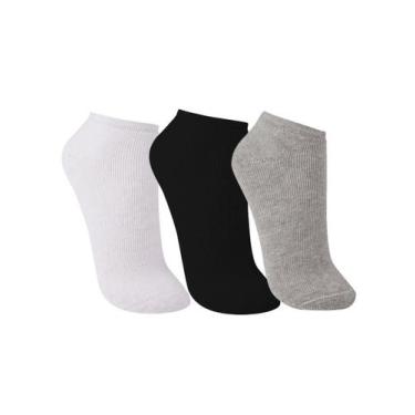 Imagem de Kit com 3 meias  trifil to 8035, Branco, 39-43
