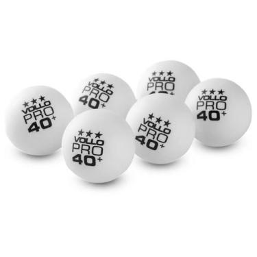 Imagem de Bola Tênis de Mesa 3 Estrelas Com 6 Unidades Ping Pong Profissional Vo