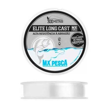 Imagem de Linha MX Pesca MX Elite Long Cast 300m Monofilamento Transparente 0,50