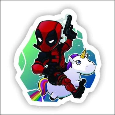 Imagem de Adesivo Sticker Vinil Impermeável Deadpool - EMPIRE GAMER