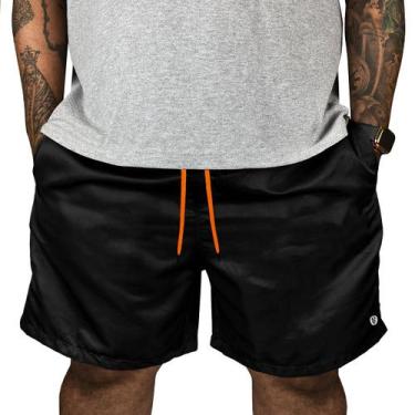 Imagem de Short Praia Masculino Extra Plus Size Elástico Com Cardao - MP Moda Ma