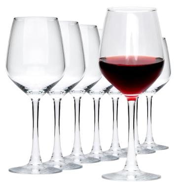 Imagem de Cadamada Conjunto de 8 taças de vinho, taças de vinho tinto de 355 ml, para vinho tinto ou branco, banquete de alta qualidade, casamento, presente, taças de vinho tinto sem chumbo, festa, bar, aniversário, inauguração de casa