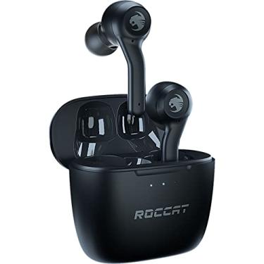 Imagem de ROCCAT Fones de ouvido sem fio Syn Buds Air True para jogos móveis com microfones duplos, para Nintendo Switch, Xbox Series X |S e Xbox One, PS5 e PS4, Android, Windows, Mac, iPad e iPhone – Preto