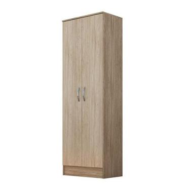 Imagem de Armario Sapateira Multiuso Golden 2 Portas Demobile, Nogal/Vanilla Tou