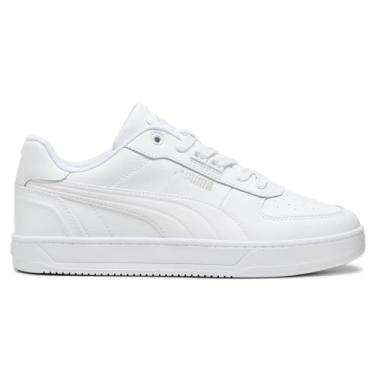 Imagem de PUMA Tênis masculino Caven 2.0 Lux com cadarço casual - branco, Branco, 39