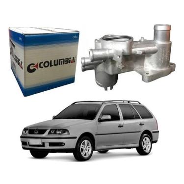 Imagem de Carcaça Termostato Aluminio Parati 1.0 Ar Quente 2002 A 2004 - Columbi