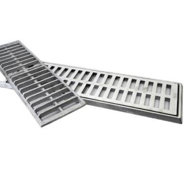 Imagem de Ralo Pluvial 15x50 Aluminio Reforçado Com Suporte De Fixação Resistent