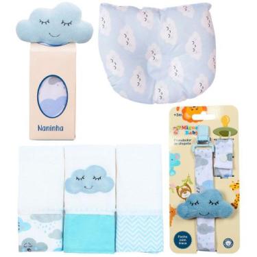 Imagem de Naninha + Prendedor de chupeta + Fralda de Boca + Travesseiro Anatômic