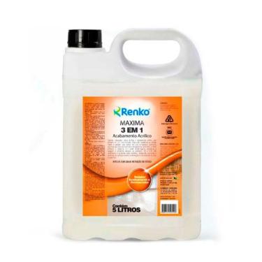 Imagem de Cera auto brilho maxima renko 3 em 1 acabamento acrilico 5l