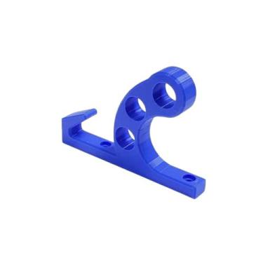 Imagem de Kit 4 Suportes De Parede Para Capacetes Com Gancho - 3D Art, Azul