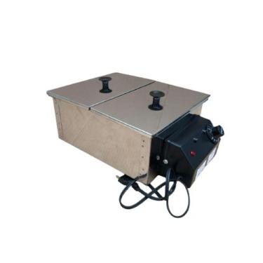 Imagem de Derretedeira de cera 5 kg 2 cubas - easa inox, 110V