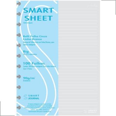 Imagem de Refil Caderno Inteligente Discos 90g 100 Fls Pauta Branca G - Best