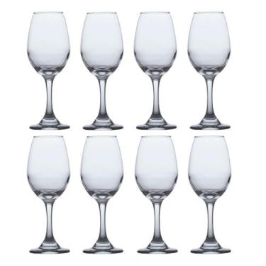 Imagem de Taça de Vinho Degustação Vinho tinto Agua  365ml -8 Unidades - CRISTAR