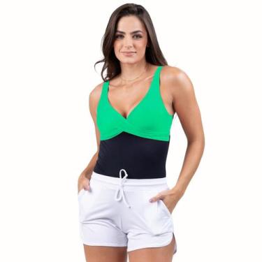 Imagem de Conjunto Kit Maiô Com Bojo + Short Com Ajustes Nas Laterais - HYPE MOD