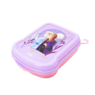 Imagem de Sanduicheira Infantil de Plástico Lancheira Escolar Plasútil, Frozen