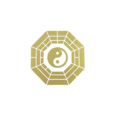 Imagem de Adesivo Radiônico Baguá - Com 12 adesivos - 5cm Feng Shui Riqueza Feli