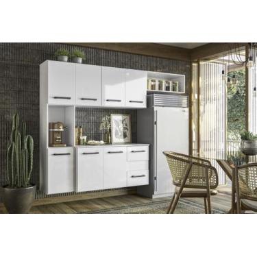 Imagem de Cozinha Suspensa Juliete 7 Portas Branco - Nicioli
