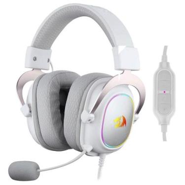 Imagem de Headset Gaming Redragon Zeus-X H510W-RGB - Branco (com Fio)