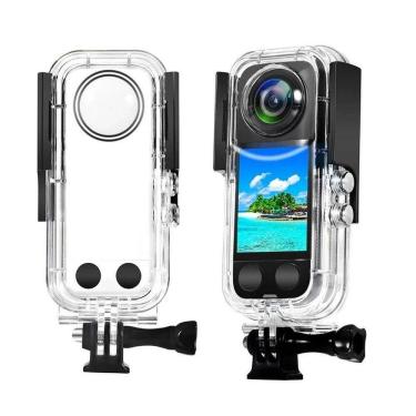 Imagem de Caixa Estanque Waterproof Case 40m Para Câmeras Insta360 X3