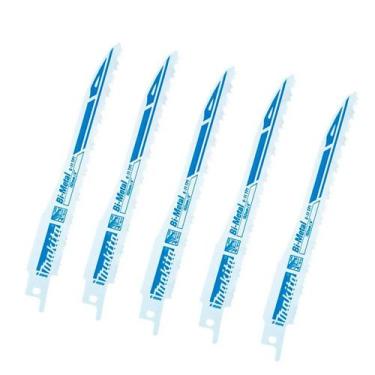 Imagem de 5 Lâminas p/ Serra Sabre Bi-Metal 152mm Com 6-11 Dentes  Makita B-0504