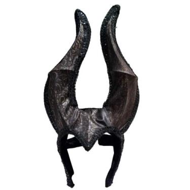 Imagem de Cabeça Malévola Luxo Adulto - Cuca Acessórios para Fantasias