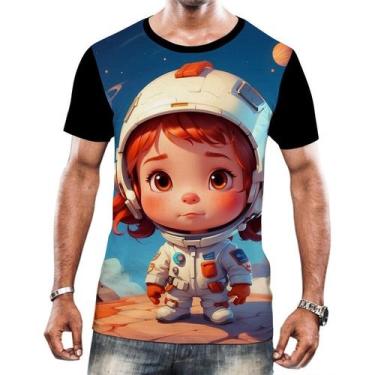 Imagem de Camisa Camiseta Crianças Astronautas Planetas Galáxias 11 - Enjoy Shop